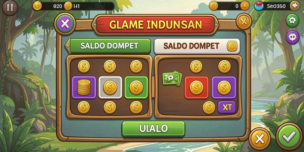 Tangkapan layar menunjukkan menu utama aplikasi CADAS138.
