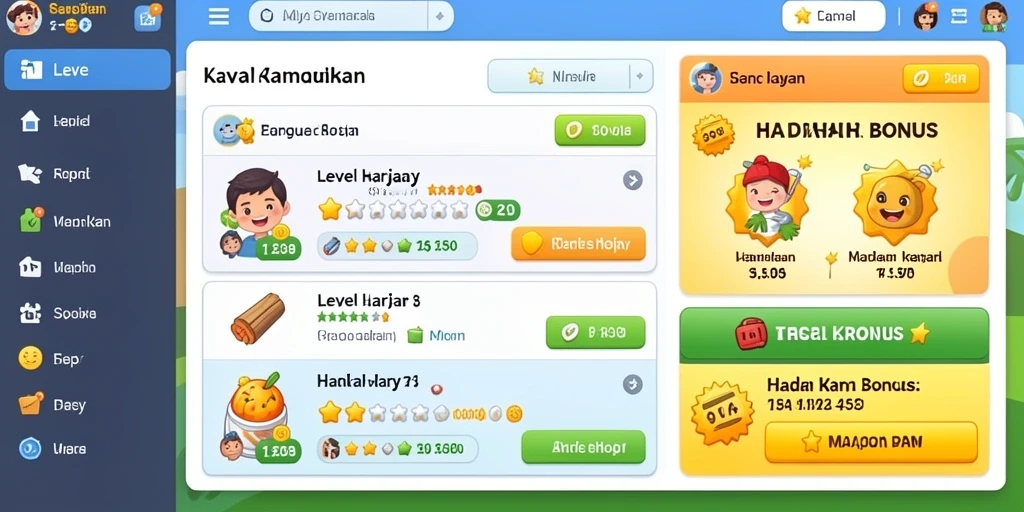 Tampilan antarmuka yang menarik dan mudah digunakan.