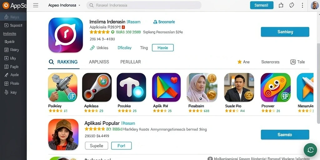 Tampilan antarmuka yang intuitif dan menarik.