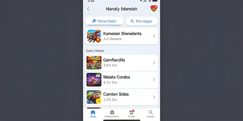 Tampilan antarmuka game yang menarik dan intuitif.